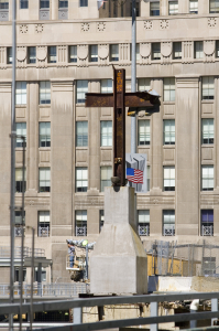 Memmorial 911Cross at Ground Zero