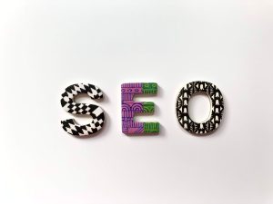 Letters spelling out SEO